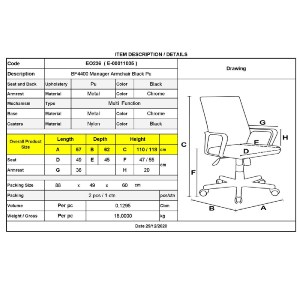 woo-38344_e-00011035_9-huge BF4400 ΠΟΛΥΘΡΟΝΑ ΔΙΕΥΘΥΝΤΗ ΜΕΤΑΛΛΟ ΧΡΩΜΙΟ - PU ΜΑΥΡΟ