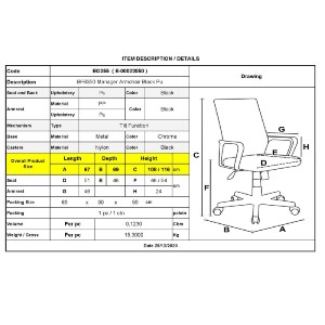 woo-38385_e-00022050_9-huge BF6350 ΠΟΛΥΘΡΟΝΑ ΔΙΕΥΘΥΝΤΗ ΜΕΤΑΛΛΟ ΧΡΩΜΙΟ, PU ΜΑΥΡΟ