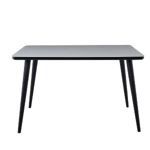 woo-38420_e-00021846_1-huge UNION ΤΡΑΠΕΖΙ ΤΡΑΠΕΖΑΡΙΑΣ ΚΟΥΖΙΝΑΣ, ΜΕΤΑΛΛΟ ΒΑΦΗ ΜΑΥΡΟ ΓΥΑΛΙ ΑΣΠΡΟ