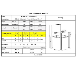 woo-38443_e-00018982_9-huge DENIM ΠΟΛΥΘΡΟΝΑ ΓΡΑΦΕΙΟΥ ΕΠΙΣΚΕΠΤΗ ΧΡΩΜΙΟ, PU ΕΚΡΟΥ