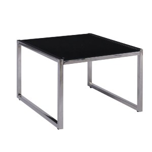 woo-38858 ACTION ΤΡΑΠΕΖΑΚΙ ΣΑΛΟΝΙΟΥ - ΚΑΘΙΣΤΙΚΟΥ INOX - ΜΑΥΡΟ ΓΥΑΛΙ 8MM