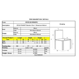 woo-39913_e-00004351_9-huge RAWAT ΚΑΡΕΚΛΑ ΞΥΛΟ SHEESHAM ΚΑΡΥΔΙ