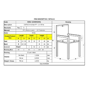 woo-40130_e-00014223_9-huge DAFNE ΠΟΛΥΘΡΟΝΑ ΤΡΑΠΕΖΑΡΙΑΣ ΚΗΠΟΥ ΣΤΟΙΒΑΖΟΜΕΝΗ, PP RATTAN LOOK UV PROTECTION, ΑΣΠΡO