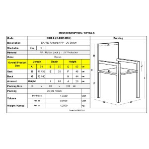 woo-40131_e-00014224_9-huge DAFNE ΠΟΛΥΘΡΟΝΑ ΤΡΑΠΕΖΑΡΙΑΣ ΚΗΠΟΥ ΣΤΟΙΒΑΖΟΜΕΝΗ, PP RATTAN LOOK UV PROTECTION, ΚΑΦΕ