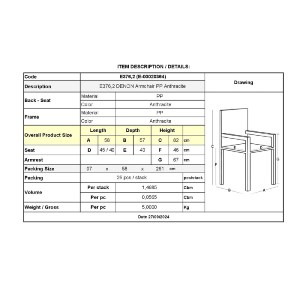 woo-40160 DENON ΠΟΛΥΘΡΟΝΑ ΣΤΟΙΒΑΖΟΜΕΝΗ PP-UV ΑΝΘΡΑΚΙ
