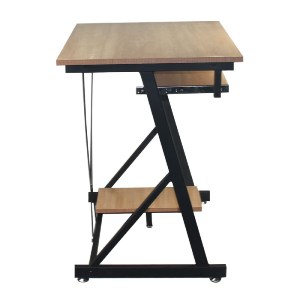 woo-41416_e-00023498_1-huge UNIT ΓΡΑΦΕΙΟ Η/Υ ΜΕΤΑΛΛΟ ΒΑΦΗ ΜΑΥΡΟ, MELAMINE ΑΠΟΧΡΩΣΗ SONOMA