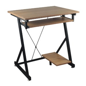 woo-41441_e-00023498-huge UNIT ΓΡΑΦΕΙΟ Η/Υ ΜΕΤΑΛΛΟ ΒΑΦΗ ΜΑΥΡΟ, MELAMINE ΑΠΟΧΡΩΣΗ SONOMA