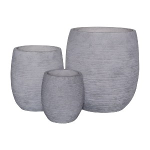 woo-41590_e-00023557-huge FLOWER POT-8  SET 3 ΤΕΜΑΧΙΩΝ, ΑΠΟΧΡΩΣΗ LIGHT GREY WASH