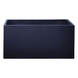 woo-41777 FLOWER POT-12 ΑΠΟΧΡΩΣΗ DARK GREY