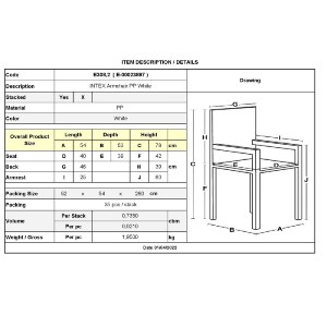 woo-42680_e-00023897_9-huge INTEX ΠΟΛΥΘΡΟΝΑ ΚΗΠΟΥ ΣΤΟΙΒΑΖΟΜΕΝΗ, PP ΑΣΠΡΟ