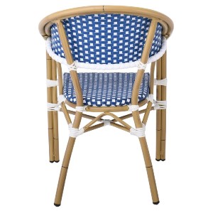 woo-43290_e-00024033_2-huge VEGERA ΠΟΛΥΘΡΟΝΑ DINING ΑΛΟΥΜΙΝΙΟ ΦΥΣΙΚΟ, WICKER ΑΣΠΡΟ - ΜΠΛΕ, ΣΤΟΙΒΑΖΟΜΕΝΗ