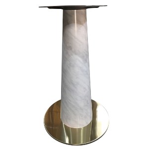 woo-43632 SCOTT ΒΑΣΗ ΤΡΑΠΕΖΙΟΥ GOLD INOX #201 / 20,60 KG / ΚΟΛΩΝΑ ΑΠΟΧΡΩΣΗ ΜΑΡΜΑΡΟ