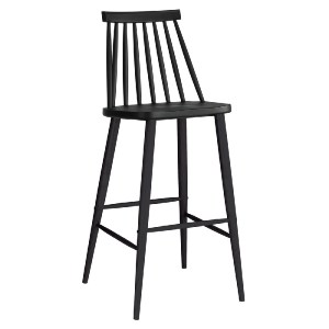 woo-43954 LAVIDA ΣΚΑΜΠΟ BAR ΜΕ ΠΛΑΤΗ, ΜΕΤΑΛΛΟ ΒΑΦΗ ΜΑΥΡΟ, PP ΜΑΥΡΟ