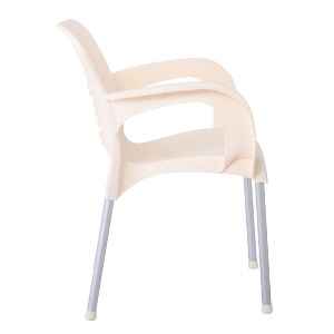 woo-44278_e-00023893_1-huge LARA-II ΠΟΛΥΘΡΟΝΑ DINING ΣΤΟΙΒΑΖΟΜΕΝΗ, ALU SILVER, PP ΕΚΡΟΥ