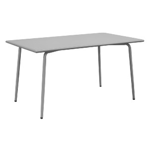 woo-44880 BRIO FLAT ΤΡΑΠΕΖΙ-PRO ΚΗΠΟΥ - ΒΕΡΑΝΤΑΣ, ΜΕΤΑΛΛΟ ΒΑΦΗ COOL GREY 4C