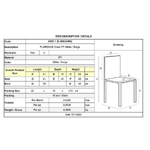 woo-45220_e-00024360_9-huge FLORENCE ΚΑΡΕΚΛΑ PP ΑΣΠΡΟ, PP RATTAN ΜΠΕΖ, ΣΤΟΙΒΑΖΟΜΕΝΗ