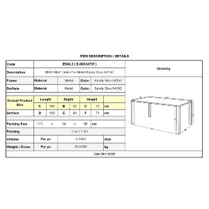 woo-45366_e-00024737_9-huge BRIO SLAT ΤΡΑΠΕΖΙ-PRO ΚΗΠΟΥ - ΒΕΡΑΝΤΑΣ, ΜΕΤΑΛΛΟ ΒΑΦΗ SANDY BLUE 5415C