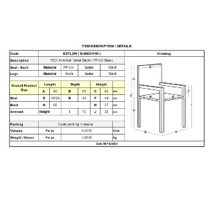 woo-45408 REX ΠΟΛΥΘΡΟΝΑ-PRO ΜΕΤΑΛΛO ΒΑΦΗ ΜΑΥΡΟ, PP-UV ΜΑΥΡΟ