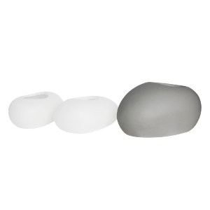 woo-45729 FLOWER POT-ROCK 56X43X29CM, CEMENT ΑΠΟΧΡΩΣΗ WHITE