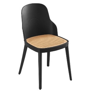 woo-45954 MELINA ΚΑΡΕΚΛΑ PP ΜΑΥΡΟ, PP RATTAN ΜΠΕΖ