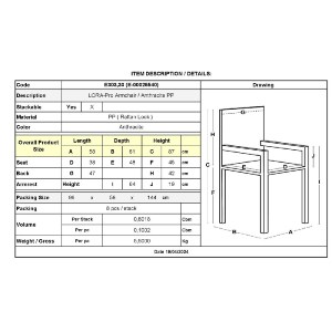woo-46592_e-00025540_9-huge LORA-PRO ΠΟΛΥΘΡΟΝΑ ΣΤΟΙΒΑΖΟΜΕΝΗ, PP (RATTAN LOOK) ΑΠΟΧΡΩΣΗ ΑΝΘΡΑΚΙ