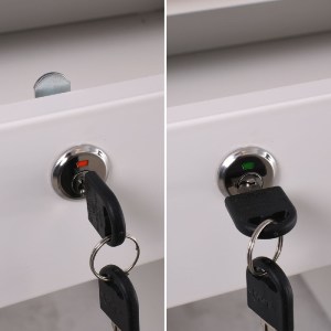 woo-46666_e-00025165_2-huge ΓΡΑΦΕΙΟ 6-ΣΥΡΤΑΡΙΑ, ΜΕΤΑΛΛΟ ΒΑΦΗ ΑΣΠΡΟ, ΕΠΙΦΑΝΕΙΑ ΑΠΟΧΡΩΣΗ MAPLE