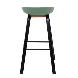 woo-46761_e-00025212_2-huge PENT ΣΚΑΜΠΟ BAR, ΜΕΤΑΛΛΟ ΒΑΦΗ ΜΑΥΡΟ, PP ΠΡΑΣΙΝΟ