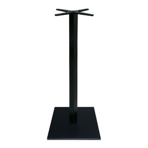 woo-46805 PRATO-W ΒΑΣΗ ΤΡΑΠΕΖΙΟΥ BAR 45X45CM H.93CM ΜΕΤΑΛΛΟ ΒΑΦΗ ΜΑΥΡΟ / 12,50KG