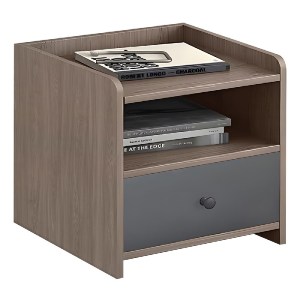 woo-47060 ORIENT ΚΟΜΟΔΙΝΟ ΜΕ 1 ΣΥΡΤΑΡΙ, ΑΠΟΧΡΩΣΗ SONOMA OAK-GREY