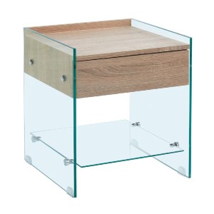 woo-47178 GLASSER WOOD ΚΟΜΟΔΙΝΟ ΔΙΑΦΑΝΟ ΓΥΑΛΙ 10MM - ΜΕ ΣΥΡΤΑΡΙ ΑΠΟΧΡΩΣΗ ΔΡΥΣ