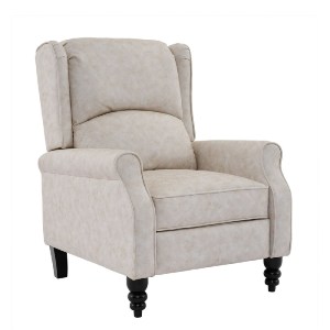 woo-47202 SIMPLE RELAX ΠΟΛΥΘΡΟΝΑ ΜΠΕΡΖΕΡΑ ΣΑΛΟΝΙΟΥ, ΚΑΘΙΣΤΙΚΟΥ, ΥΦΑΣΜΑ ΑΠΟΧΡΩΣΗ ANTIQUE ΕΚΡΟΥ