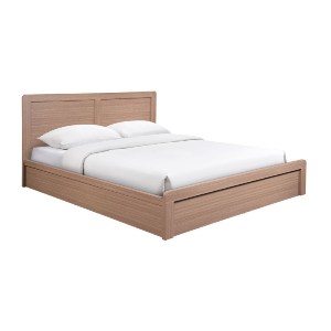 woo-47415 LIFE LUX ΚΡΕΒΑΤΙ ΔΙΠΛΟ ΓΙΑ ΣΤΡΩΜΑ 150X200CM, ΑΠΟΧΡΩΣΗ SONOMA OAK