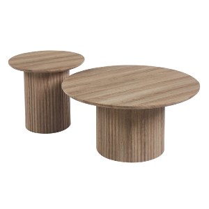 woo-47461 COLLIN SET-2 ΤΡΑΠΕΖΑΚΙΑ ΣΑΛΟΝΙΟΥ-ΚΑΘΙΣΤΙΚΟΥ, ΜDF ΑΠΟΧΡΩΣΗ SONOMA