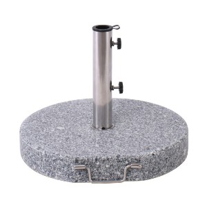 woo-47495 ΒΑΣΗ ΟΜΠΡΕΛΑΣ ΣΤΡΟΓΓΥΛΗ ΓΡΑΝΙΤΗΣ/INOX #304 (40KG)