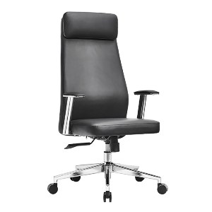 woo-47678 BF8800 ΠΟΛΥΘΡΟΝΑ ΓΡΑΦΕΙΟΥ ΔΙΕΥΘΥΝΤΗ, PU ΜΑΥΡΟ, ΒΑΣΗ &