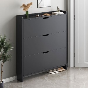 woo-47716 ΠΑΠΟΥΤΣΟΘΗΚΗ MDF - MELAMINE ΑΠΟΧΡΩΣΗ ΓΚΡΙ