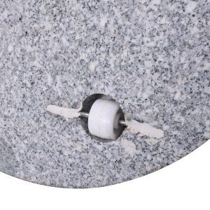 woo-47754 ΒΑΣΗ ΟΜΠΡΕΛΑΣ ΣΤΡΟΓΓΥΛΗ ΓΡΑΝΙΤΗΣ/INOX #304 (40KG)
