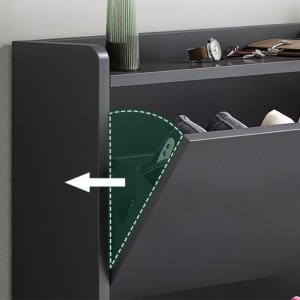 woo-47899 ΠΑΠΟΥΤΣΟΘΗΚΗ MDF - MELAMINE ΑΠΟΧΡΩΣΗ ΓΚΡΙ