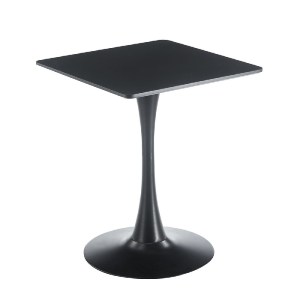 woo-47915 BREAK ΤΡΑΠΕΖΙ MDF ΜΑΥΡΟ, ΒΑΣΗ ΜΕΤΑΛΛΟ ΒΑΦΗ ΜΑΥΡΟ