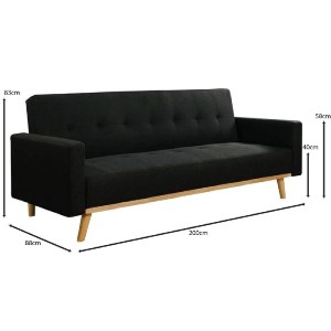 woo-48482_e-00024920_9-huge CARLOS ΚΑΝΑΠΕΣ - ΚΡΕΒΑΤΙ ΣΑΛΟΝΙΟΥ ΚΑΘΙΣΤΙΚΟΥ, ΥΦΑΣΜΑ ΜΑΥΡΟ