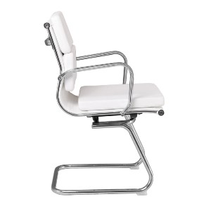 woo-48517_e-00015022_1-huge BF4800V ΠΟΛΥΘΡΟΝΑ ΓΡΑΦΕΙΟΥ ΕΠΙΣΚΕΠΤΗ, ΜΕΤΑΛΛΟ ΧΡΩΜΙΟ, PU  ΑΣΠΡΟ