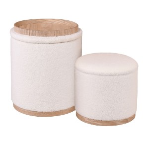 woo-48523_e-00025929_1-huge MATIC SET-2 ΣΚΑΜΠΟ-ΤΡΑΠΕΖΑΚΙ ΜΕ ΑΠΟΘΗΚΕΥΤΙΚΟ ΧΩΡΟ, TEDDY ΥΦΑΣΜΑ ΕΚΡΟΥ