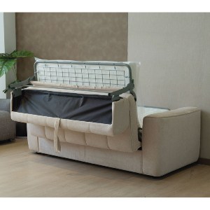 woo-48783 NORRIS ΚΑΝΑΠΕΣ - ΚΡΕΒΑΤΙ 3ΘΕΣΙΟΣ, ΥΦΑΣΜΑ WATER REPELLENT ΜΠΕΖ