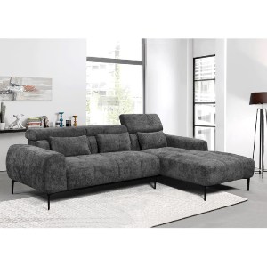 woo-48880 ELORA ΚΑΝΑΠΕΣ ΣΑΛΟΝΙΟΥ ΑΡΙΣΤΕΡΗ ΓΩΝΙΑ, ΑΝΑΚΛΙΝΟΜΕΝΑ ΚΕΦΑΛΑΡΙΑ, ΥΦΑΣΜΑ ΓΚΡΙ