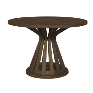 woo-48924 FABIO ΤΡΑΠΕΖΙ ΡΟΤΟΝΤΑ ΤΡΑΠΕΖΑΡΙΑΣ, MDF ΑΠΟΧΡΩΣΗ ΚΑΡΥΔΙ