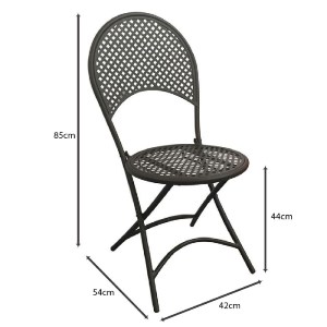 woo-50622 RONDO ΚΑΡΕΚΛΑ ΠΤΥΣΣΟΜΕΝΗ, ΜΕΤΑΛΛΟ MESH ΒΑΦΗ ΜΑΥΡΟ