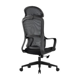 woo-50986 BF3010 ΠΟΛΥΘΡΟΝΑ ΓΡΑΦΕΙΟΥ ΔΙΕΥΘΥΝΤΗ, MESH ΜΑΥΡΟ, ΥΦΑΣΜΑ ΜΑΥΡΟ