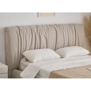 woo-51232 TOKYO ΚΡΕΒΑΤΙ ΔΙΠΛΟ, ΓΙΑ ΣΤΡΩΜΑ 160X200CM, ΥΦΑΣΜΑ ΜΠΕΖ