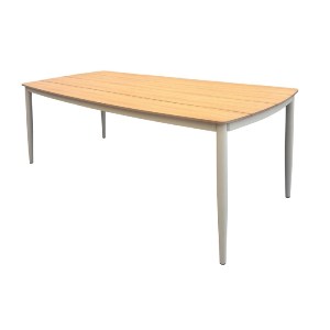 woo-51311 DENVER ΤΡΑΠΕΖΙ ΚΗΠΟΥ-ΒΕΡΑΝΤΑΣ, ΑΛΟΥΜΙΝΙΟ ΑΠΟΧΡΩΣΗ ΜΠΕΖ, POLYWOOD ΦΥΣΙΚΟ