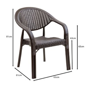 woo-51428_e-00026741_9-huge BAMBOO PRO ΠΟΛΥΘΡΟΝΑ ΚΗΠΟΥ - ΒΕΡΑΝΤΑΣ ΣΤΟΙΒΑΖΟΜΕΝΗ, PP-UV (RATTAN LOOK) ΚΑΦΕ